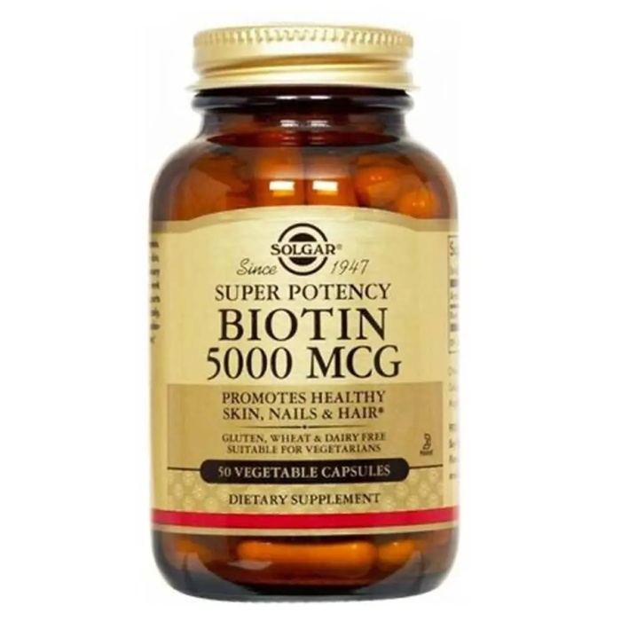 Solgar Biotin 5000 mcg 50 Kapsül