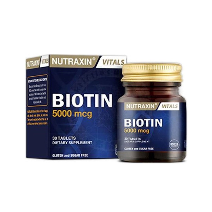 Nutraxin Biotin 5000 mg 30 Tablet