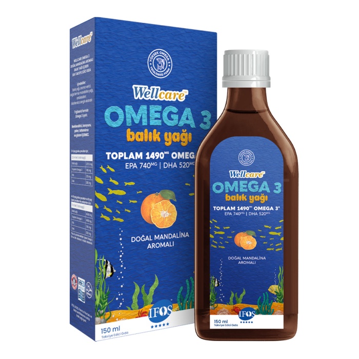 Wellcare Omega 3 Doğal Balık Yağı 150 ml