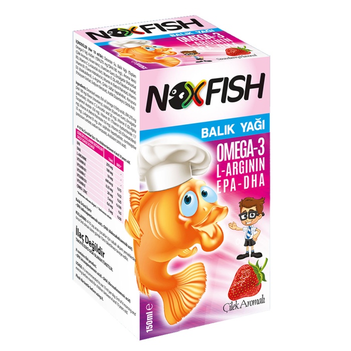 Noxfish Balık Yağı Şurubu Çilekli 150 ml