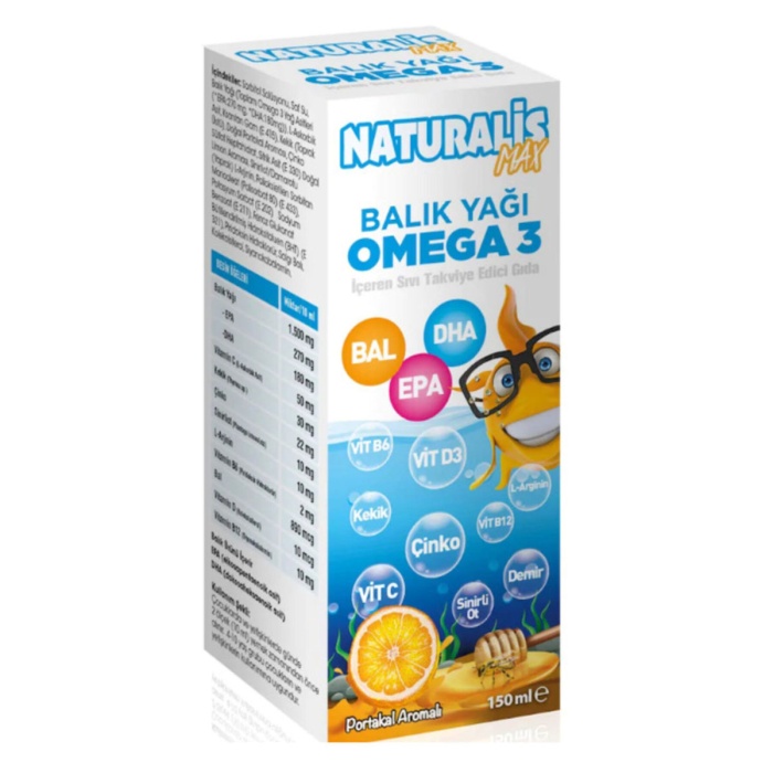 Naturalis Max Omega 3 Şurup 150 ml