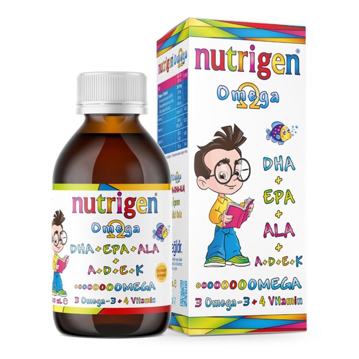 Nutrigen Omega 3 Balık Yağı Şurubu Çilek Aromalı 200 ml