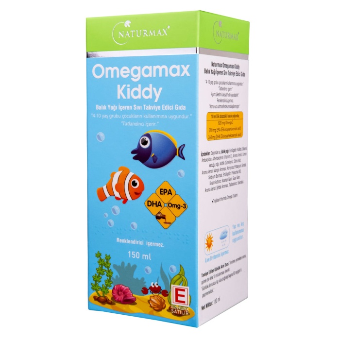 Naturmax Omegamax Omega 3 Kiddy Şurubu 150 ml