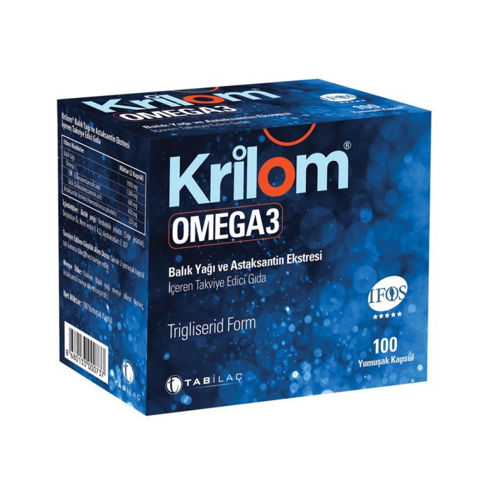 Krilom Omega-3 100 Yumuşak Kapsül