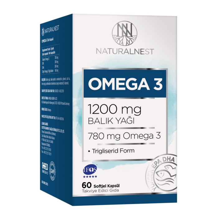 Naturalnest Omega 3 60 Kapsül