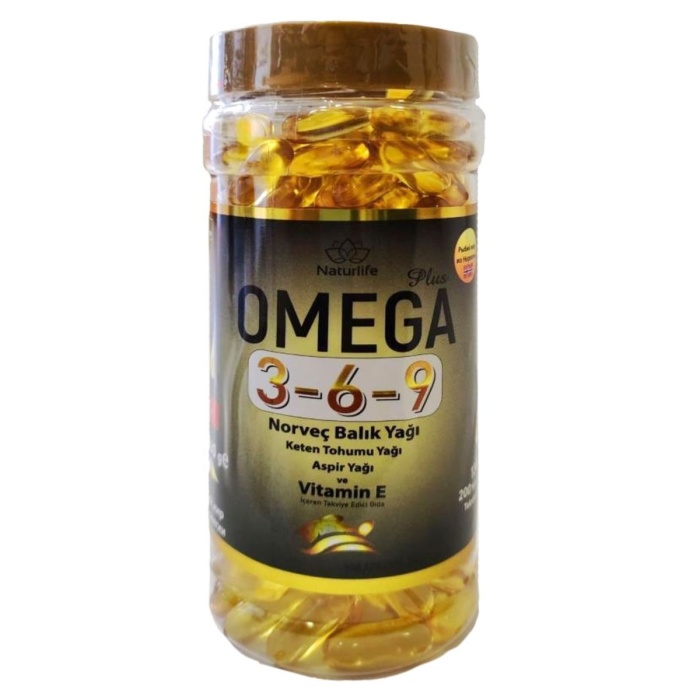 Naturlife Omega 3-6-9 200 Kapsül