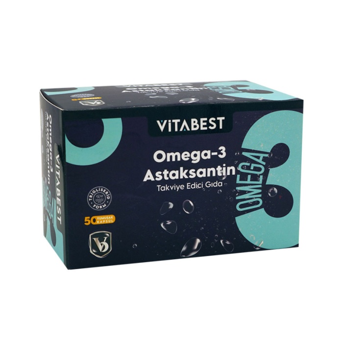 Vitabest Omega 3 Astaksantin 50 Yumuşak Kapsül