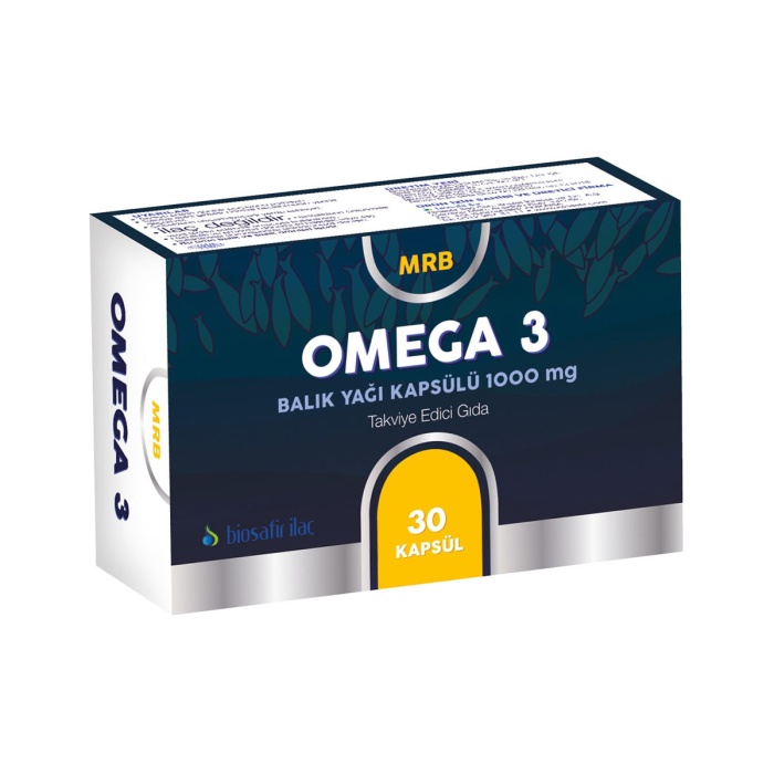 MRB Omega 3 Balık Yağı Kapsülü 1000 mg 30 Kapsül