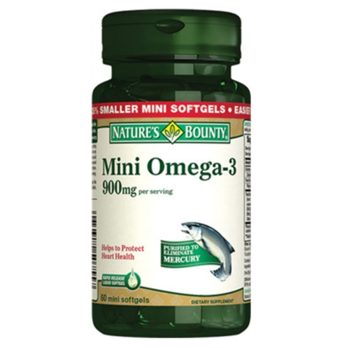 Natures Bounty Mini Omega-3 900 mg 60 Softgel