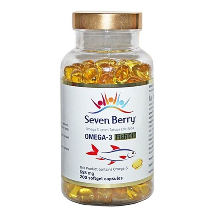 Seven Berry Omega-3 Fish Oil 200 Kapsül