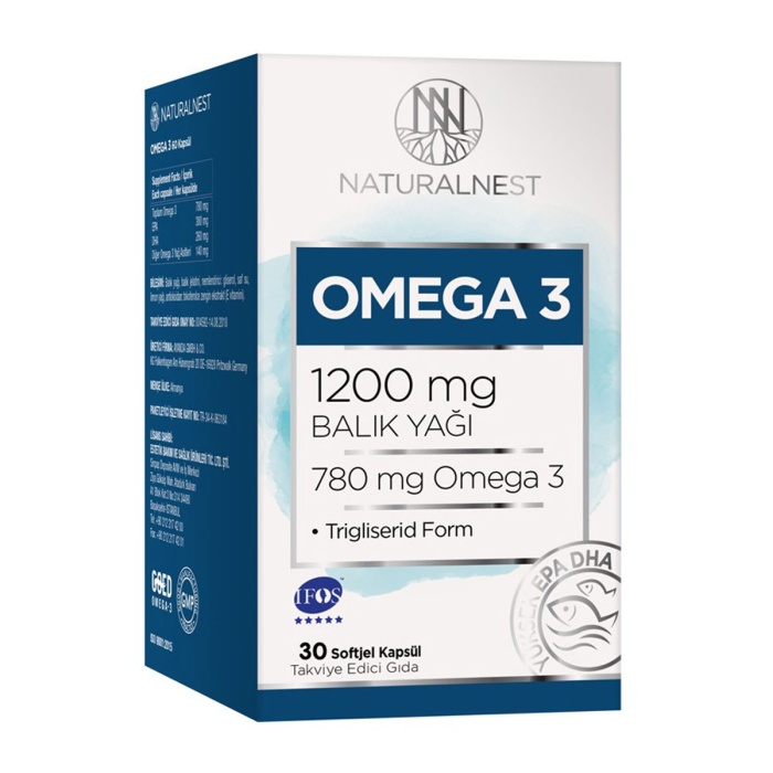 Naturalnest Omega 3 30 Kapsül