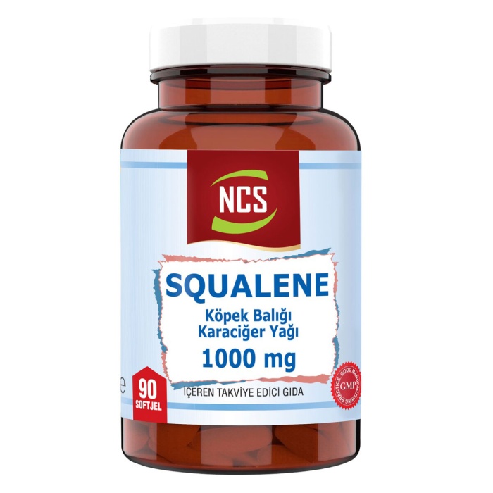 NCS Squalene Köpek Balığı Karaciğer Yağı 1000 mg 90 Softgel