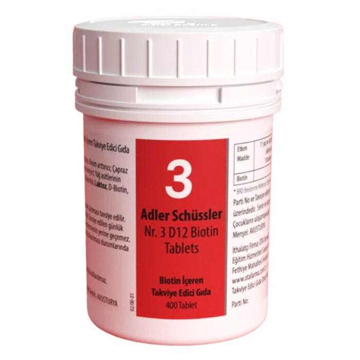 Adler Schüssler No: 3 Tablets