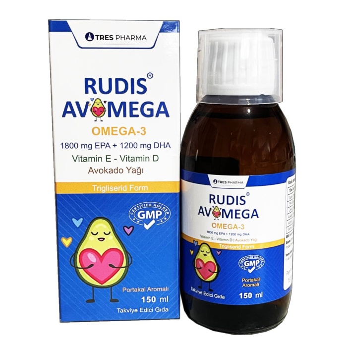 Rudis Avomega Omega 3 Şurup 150 ml