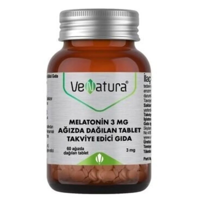 Venatura Melatonin Ağızda Dağılan Tablet 3 mg 60 Tablet