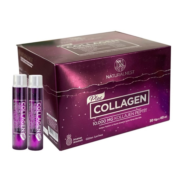 Naturalnest Collagen Plus Kollajen Peptitleri ve Vitamin Kompleks 30 x 40 ml