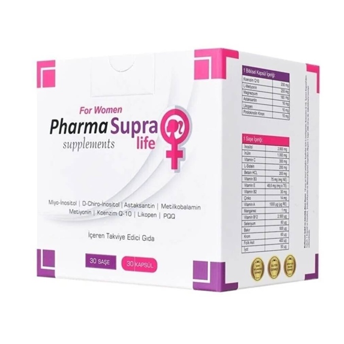 Supralife Pharma Supplements For Women 30 Saşe 30 Kapsül