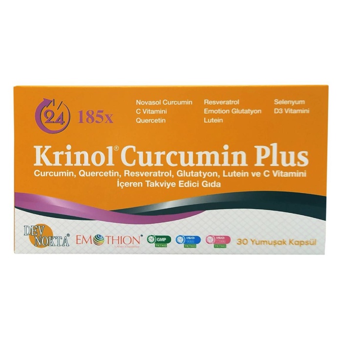 Krinol Curcumin Plus 30 Yumuşak Kapsül