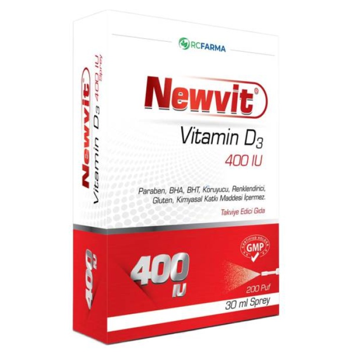 Newvit Vitamin D3 400 IU Sprey 30 ml