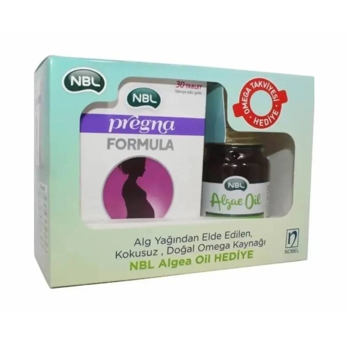 NBL Pregna Formula 30 Tablet + Algae Oil 30 Kapsül