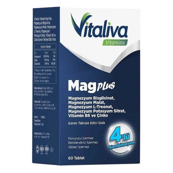 Vitaliva Vitamins Magplus 60 Tablet
