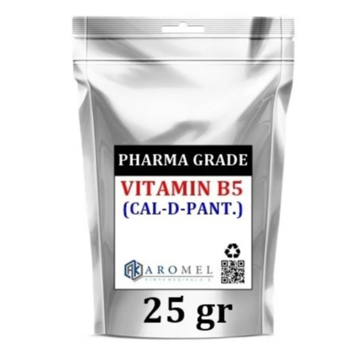 Aromel B5 Vitamini Pantotenik Asit Pantothenic Acid 25 gr