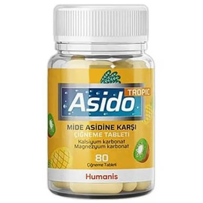 Asido Mide Asidine Karşı 80 Çiğneme Tableti