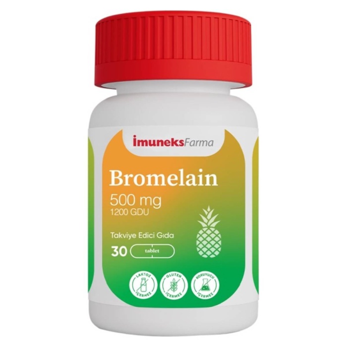 İmuneks Bromelain 500 mg 30 Kapsül