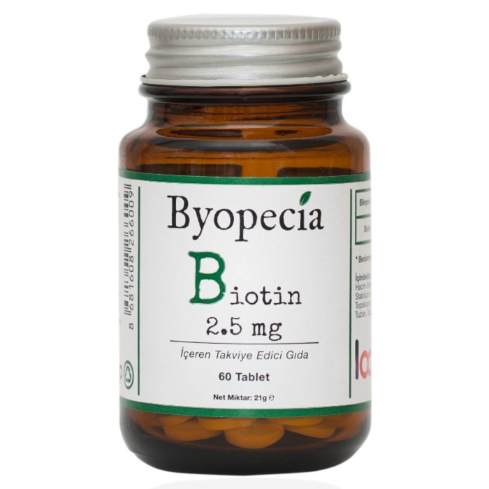 Byopecia Biotin 2,5 mg 60 Tablet