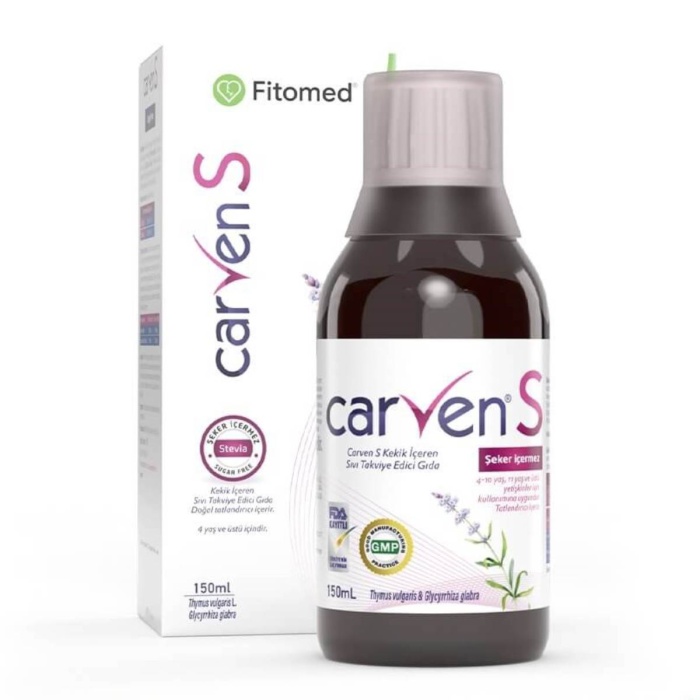 Carven S Stevia Kekik Şurubu 150 ml