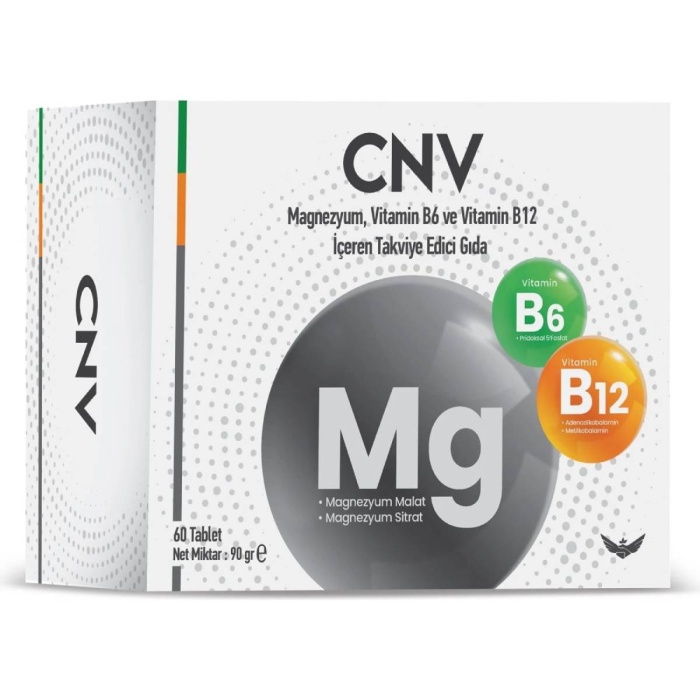 CNV Magnezyum B6 B12 60 Tablet