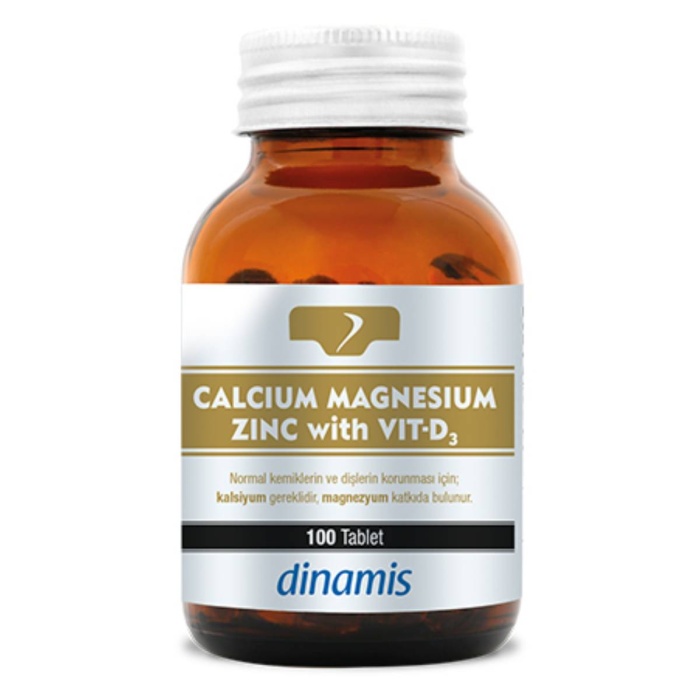 Dinamis Calcium Magnesium Zinc & Vit-D3 100 Tablet