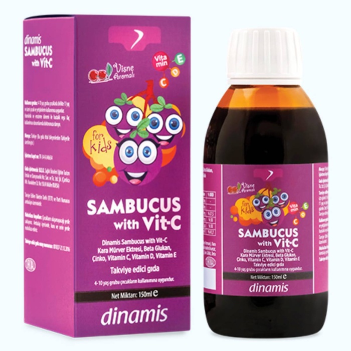 Dinamis Sambucus with Vit-C Şurup 150 ml