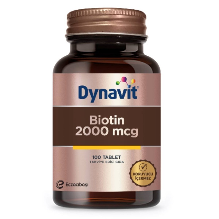 Dynavit Biotin 2000 mcg 100 Tablet