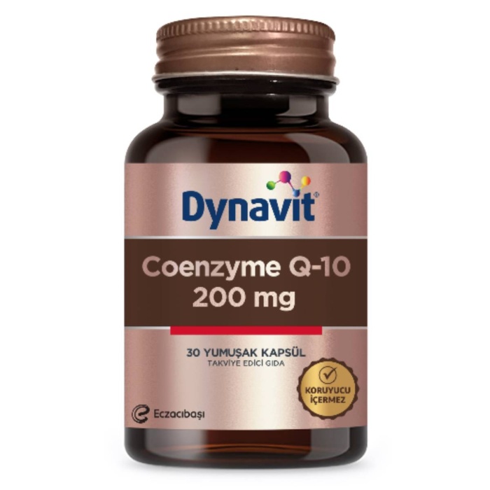 Dynavit Coenzyme Q-10 200 mg 30 Yumuşak Kapsül