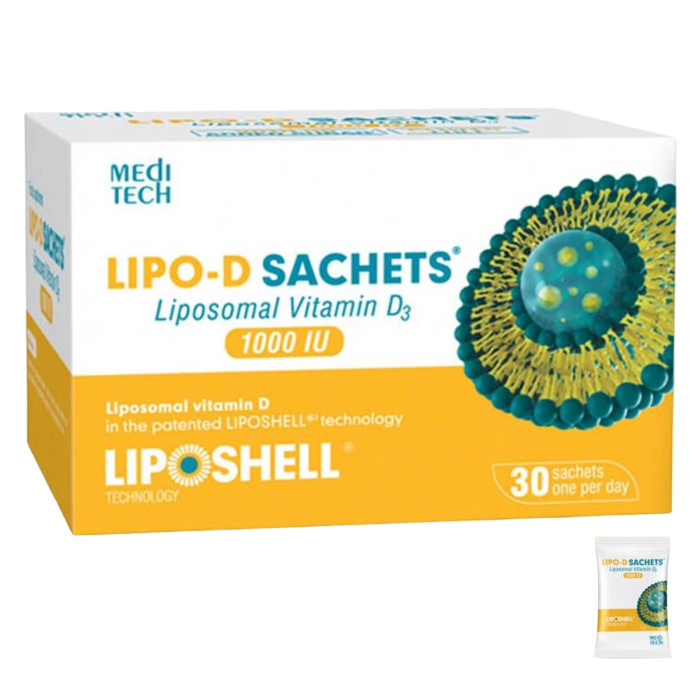 Meditech Lipo-D Sachets Lipozomal Vitamin D 1000 IU 30 Saşe