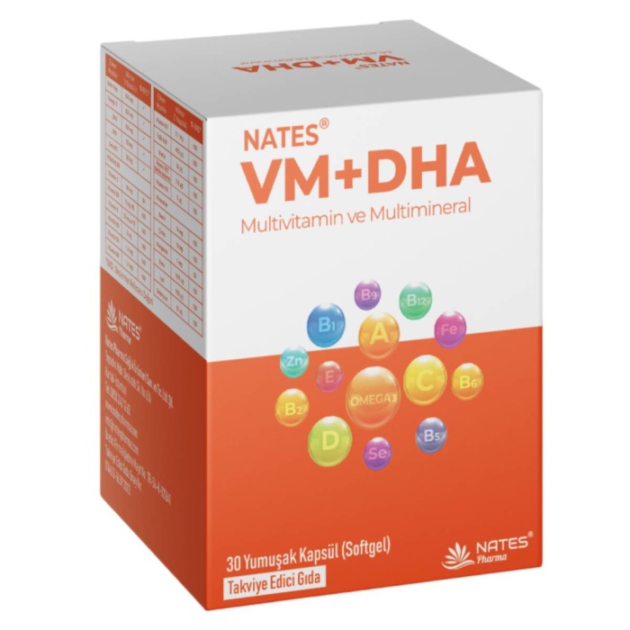 Nates VM + DHA 30 Softgel