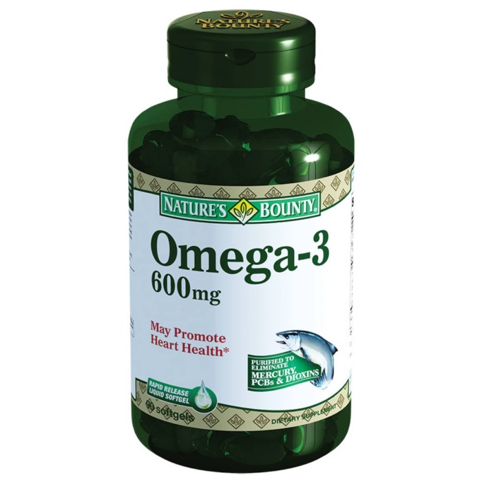Natures Bounty Omega-3 600 mg 90 Softgel