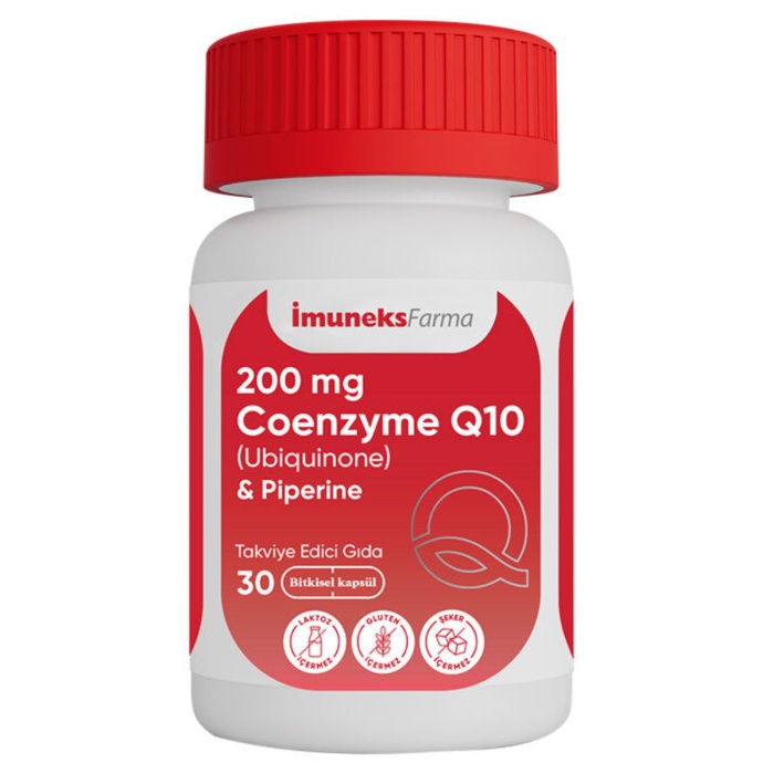 Imuneks Farma Coenzyme Q10 200 mg 30 Kapsül