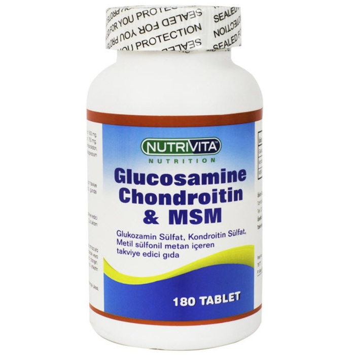 Nutrivita Glukosamine Chondroitin & MSM 180 Tablet