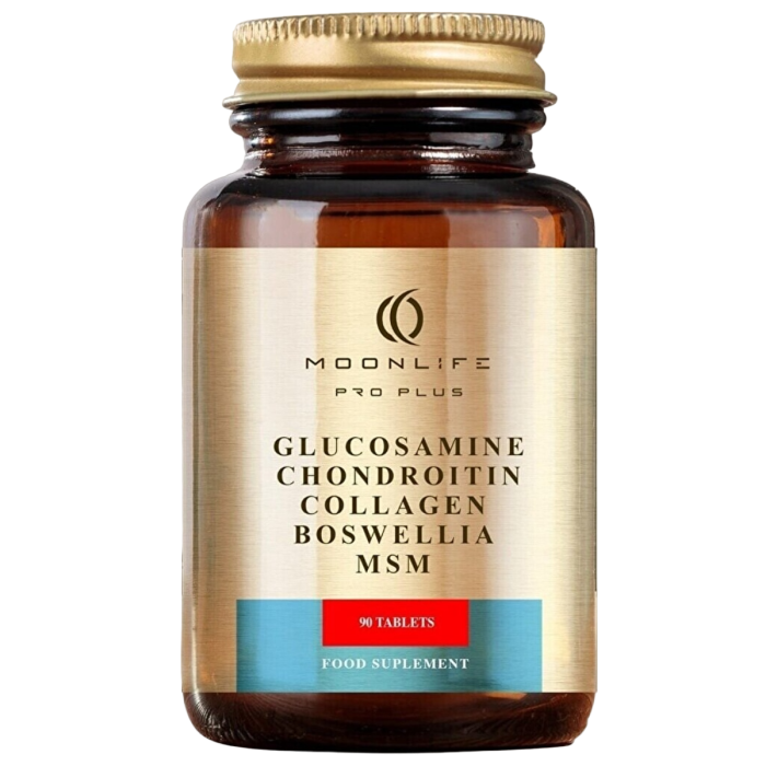 Moonlife Glucosamine Chondroitin Collagen Boswella MSM 90 Tablet