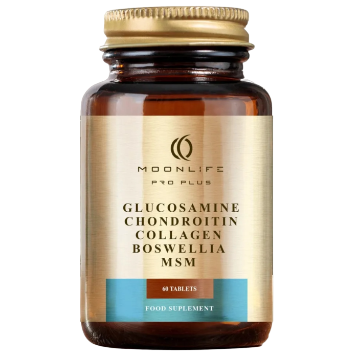 Moonlife Glucosamine Chondroitin Collagen Boswella MSM 60 Tablet