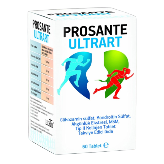 Prosante Ultrart Glukozamin Kondroitin MSM Tip-2 Kollajen 60 Tablet