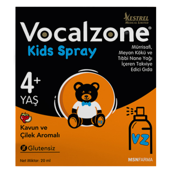 Vocalzone Kids Çocuk Boğaz Spreyi 20 ml