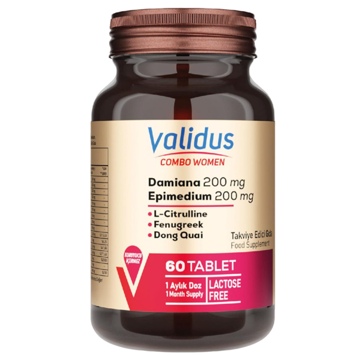 Validus Combo-Women Epimedium 200 mg + Damiana 200 mg 60 Tablet