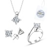 Swarovski Zirconia Taşlı Tektaş Set