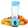 Portatif Taşınabilir El Blender 380 Ml Usb Şarjlı Mavi (4434)