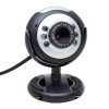 1.3 MP 10X ZOOM 6 LEDLİ MİKROFONLU USB WEBCAM KAMERA (4434)