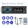 RGB 7 RENKLİ ÇİFT USB/SD/FM/AUX/BLUETOOTH KUMANDALI MEKANİKSİZ OTO TEYP 4X55 WATT KAC38 (4434)