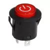 26MM ON/OFF KALICI LEDLİ ROCKER BUTON POWER SİMGELİ (IC-180F) (4434)